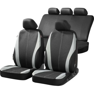 Funda de asiento de coche WALSER Dundee ZIPP IT 11857 - Poliéster negro Funda de asiento de coche WALSER Dundee ZIPP IT 11857 - Poliéster negro