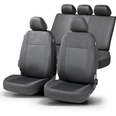 Funda de Asiento de Coche WALSER - Universal, Compatible con Airbags Laterales, Poliéster Funda de Asiento de Coche WALSER - Universal, Compatible con Airbags Laterales, Poliéster