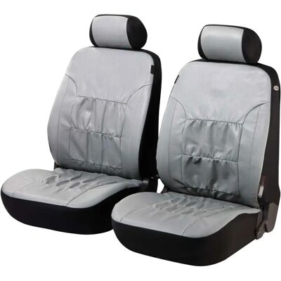 Housse de siège WALSER Nappa Touch 11941 - Ajustement universel, Compatible airbags latéraux, Installation facile Housse de siège WALSER Nappa Touch 11941 - Ajustement universel, Compatible airbags latéraux, Installation facile