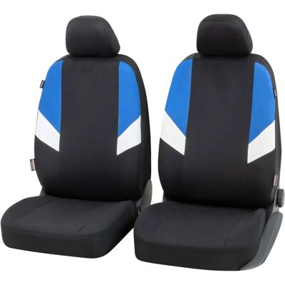Funda de asiento WALSER 13328 - Delantera, Negro/Azul Funda de asiento WALSER 13328 - Delantera, Negro/Azul