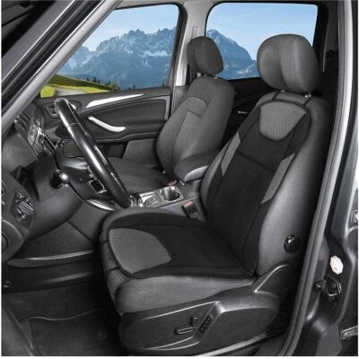 WALSER - 17557 - Μαύρο/Γκρι - Polyester - Car seat cover WALSER - 17557 - Μαύρο/Γκρι - Polyester - Car seat cover