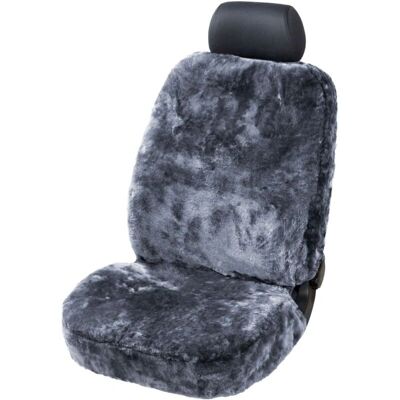 Housse de siège voiture WALSER Monette 20010 - Peau de mouton anthracite - Publicité Housse de siège voiture WALSER Monette 20010 - Peau de mouton anthracite - Publicité