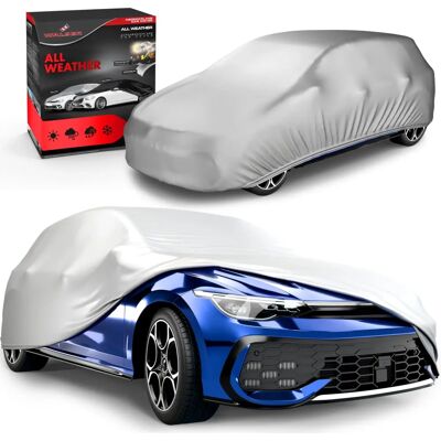 WALSER All Weather Basic Housse de voiture XL Argent - Publicité WALSER All Weather Basic Housse de voiture XL Argent - Publicité
