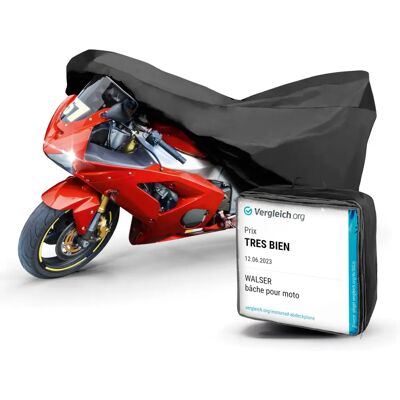 Housse moto WALSER M - PVC imperméable - 215x95x120 cm - Publicité Housse moto WALSER M - PVC imperméable - 215x95x120 cm - Publicité