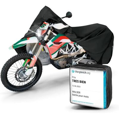 Housse de moto WALSER XL - PVC étanche pour motos XL - Publicité Housse de moto WALSER XL - PVC étanche pour motos XL - Publicité