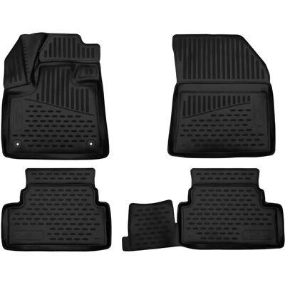 WALSER - XTR - Grandland X - Black - Car mats WALSER - XTR - Grandland X - Black - Car mats