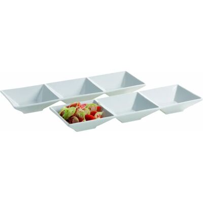 Mäser Trendy Line Servierteller - 2 Stk, 27,5x9cm, Elfenbein Mäser Trendy Line Servierteller - 2 Stk, 27,5x9cm, Elfenbein