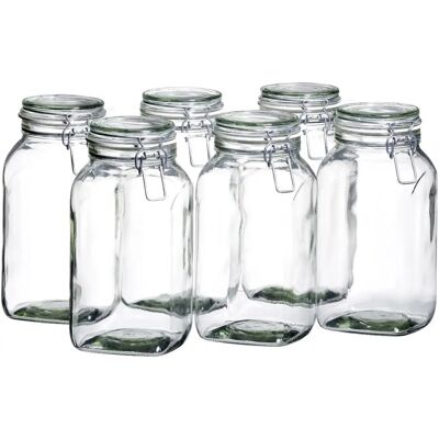 MÄSER GOTHIKA Set da 6 barattoli 2,5L - Conservazione e stoccaggio MÄSER GOTHIKA Set da 6 barattoli 2,5L - Conservazione e stoccaggio