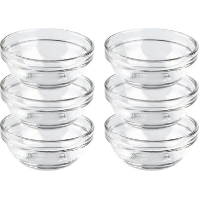 Mäser Stapelbare Gläserne Schüsseln - 10,5 cm - Servierschüsseln Mäser Stapelbare Gläserne Schüsseln - 10,5 cm - Servierschüsseln