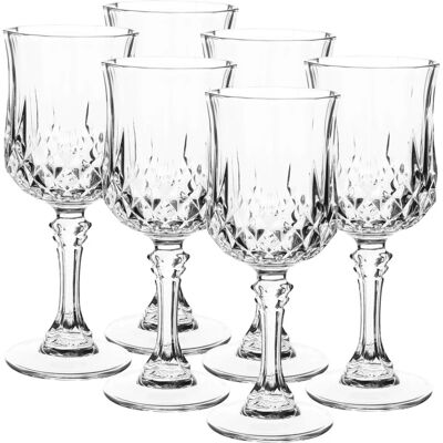 ECLAT Longchamp Set de 6 Verres à Vin - Transparent, 170ml - Publicité ECLAT Longchamp Set de 6 Verres à Vin - Transparent, 170ml - Publicité