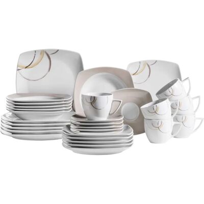 Mäser NELA 30-delig porseleinen servies - Servies Mäser NELA 30-delig porseleinen servies - Servies