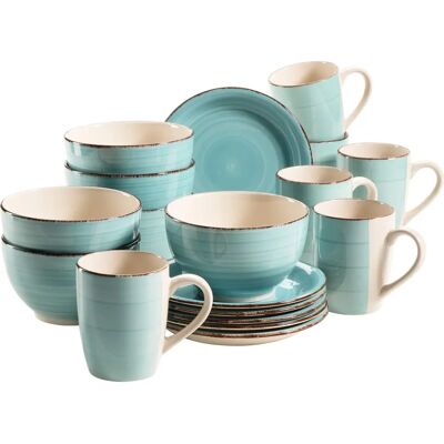 MÄSER 931496 Set Colazione Bel Tempo II per 6 - Ceramica Vintage MÄSER 931496 Set Colazione Bel Tempo II per 6 - Ceramica Vintage