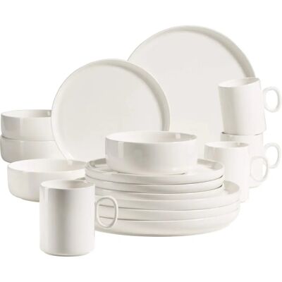 Set di piatti Maser Finaro - Bianco - 931617 Set di piatti Maser Finaro - Bianco - 931617
