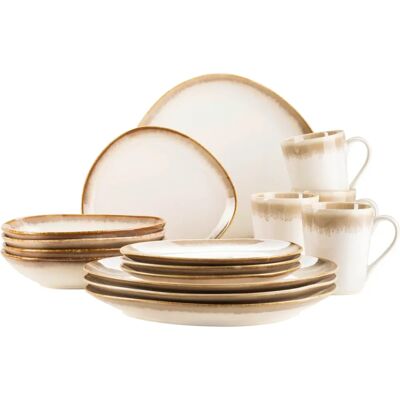 Mäser La Sinfonia Beige 16-tlg. Geschirrset - Geschirr-Set Mäser La Sinfonia Beige 16-tlg. Geschirrset - Geschirr-Set