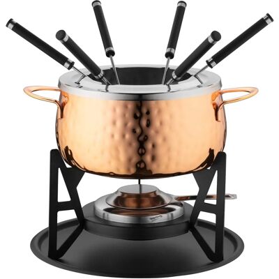 MÄSER Koperen Fondue Set - RVS, 2L, 16cm MÄSER Koperen Fondue Set - RVS, 2L, 16cm