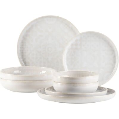 Service traditionnel en céramique Tiles de MÄSER - 8 pièces pour 2 Service traditionnel en céramique Tiles de MÄSER - 8 pièces pour 2