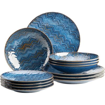 Set di stoviglie Mäser Aquamarine - 12 pezzi Set di stoviglie Mäser Aquamarine - 12 pezzi