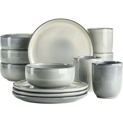 MÄSER Livio Set Colazione Verde - Piatti per 4 MÄSER Livio Set Colazione Verde - Piatti per 4