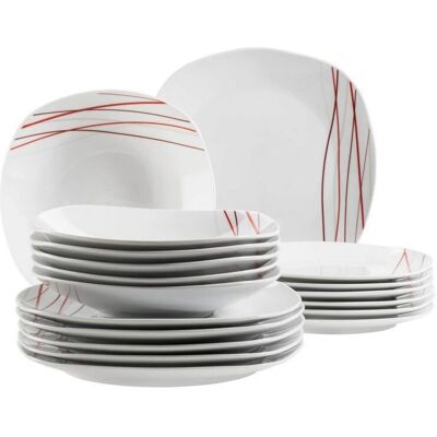 Mäser Sencilla Wit Porselein Servies Mäser Sencilla Wit Porselein Servies