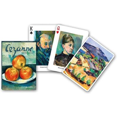 Piatnik Cartes à Jouer Cézanne - 54 Cartes Inspirées par l’Art - Publicité Piatnik Cartes à Jouer Cézanne - 54 Cartes Inspirées par l’Art - Publicité