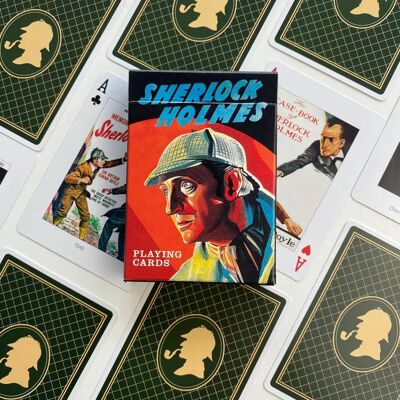 Piatnik Sherlock Holmes Jeu de Cartes - 55 Cartes dans Boîte Pliable Piatnik Sherlock Holmes Jeu de Cartes - 55 Cartes dans Boîte Pliable