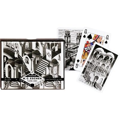 Piatnik Escher Up&Down Carte da Gioco - Doppio Mazzo Piatnik Escher Up&Down Carte da Gioco - Doppio Mazzo