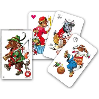 Piatnik - Kutyák Fekete Péter - 2-4 joueurs - Jeu de cartes Piatnik - Kutyák Fekete Péter - 2-4 joueurs - Jeu de cartes