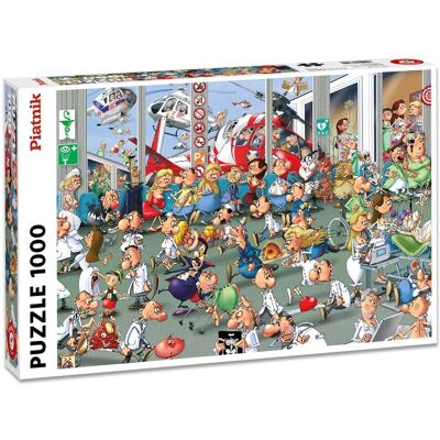 Piatnik Ruyer Accidents & Urgences - Puzzle - 1000 Pièces - Publicité Piatnik Ruyer Accidents & Urgences - Puzzle - 1000 Pièces - Publicité