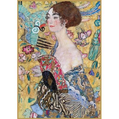Piatnik Gustav Klimt Dame mit Fächer 1000 Stück Puzzle Piatnik Gustav Klimt Dame mit Fächer 1000 Stück Puzzle