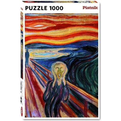 Piatnik Munch De Schreeuw - Puzzel van 1000 Stukken Piatnik Munch De Schreeuw - Puzzel van 1000 Stukken