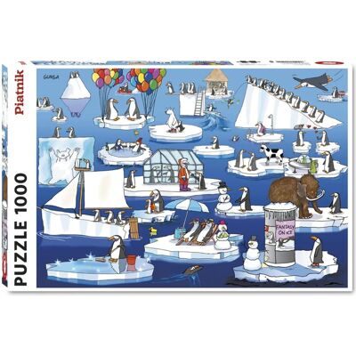 Piatnik Gunga Pingwiny na Antarktydzie Puzzle - Puzzle Piatnik Gunga Pingwiny na Antarktydzie Puzzle - Puzzle