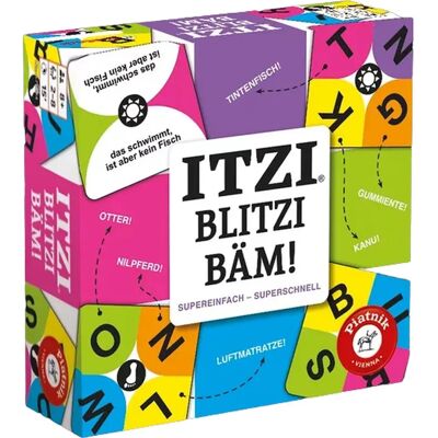 Piatnik Itzi Blitzi Bäm - Einfaches Wortspiel - Partyspiel Piatnik Itzi Blitzi Bäm - Einfaches Wortspiel - Partyspiel