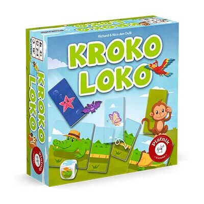 Piatnik Kroko Loko - Juego de memoria de hábitats animales Piatnik Kroko Loko - Juego de memoria de hábitats animales