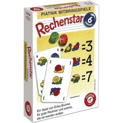 Piatnik Rechenstar - Utbildningsspel för grundläggande aritmetik Piatnik Rechenstar - Utbildningsspel för grundläggande aritmetik