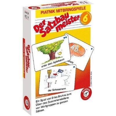 Piatnik Satzbaumeister - Grammatikspel - Brädspel Piatnik Satzbaumeister - Grammatikspel - Brädspel