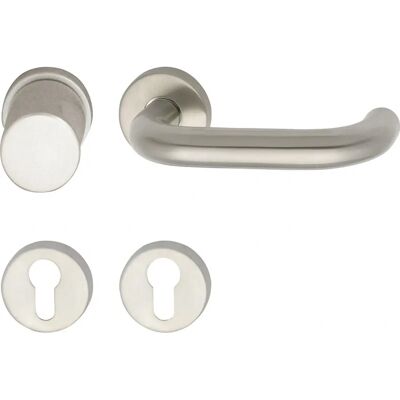 Juego de manillas para puertas y ventanas - Modelo 1754/D6K - Acero inoxidable Juego de manillas para puertas y ventanas - Modelo 1754/D6K - Acero inoxidable