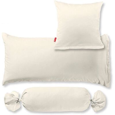 Fleuresse Kissenbezug-Set - 40/40 cm - Beige Fleuresse Kissenbezug-Set - 40/40 cm - Beige