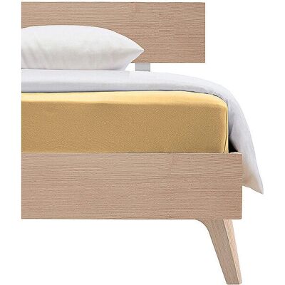 Fleuresse - Jerseyspannleintuch 100x200cm - Gelb - Fitted sheet Fleuresse - Jerseyspannleintuch 100x200cm - Gelb - Fitted sheet