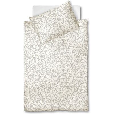 Fleuresse Juego de Sábanas Damast - Crema - 70x90cm/140x200cm - Juego de Ropa de Cama Fleuresse Juego de Sábanas Damast - Crema - 70x90cm/140x200cm - Juego de Ropa de Cama