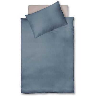 Fleuresse Musselin Bettwäsche Capri - Baumwolle, Hellblau, Sommer - Bettwäsche-Set Fleuresse Musselin Bettwäsche Capri - Baumwolle, Hellblau, Sommer - Bettwäsche-Set