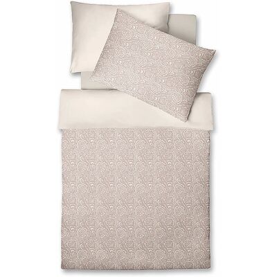Fleuresse - Nizza - Coral Rosa - Linen bedding - Publicité Fleuresse - Nizza - Coral Rosa - Linen bedding - Publicité