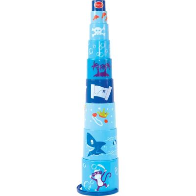 GOWI TOYS GW45338 - Gioco di costruzione - Piramide da 9 pezzi GOWI TOYS GW45338 - Gioco di costruzione - Piramide da 9 pezzi