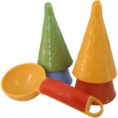 Gowi Sandform Ice Cream 5 pcs - Ice Cream Set Gowi Sandform Ice Cream 5 pcs - Ice Cream Set