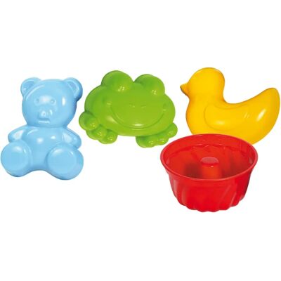 Gowi - Sandspielzeug-Set - Strand Zubehör - Haltbares Plastik - Für Kinder - Mit Formen Gowi - Sandspielzeug-Set - Strand Zubehör - Haltbares Plastik - Für Kinder - Mit Formen