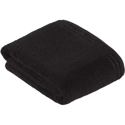 VOSSEN Calypso Saunatuch - Baumwolle, Schwarz, 100x150cm VOSSEN Calypso Saunatuch - Baumwolle, Schwarz, 100x150cm