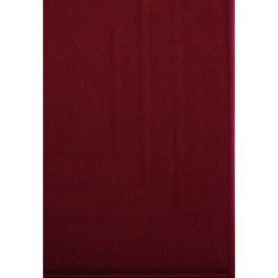 VOSSEN Feeling Badematte - Rechteckig, 67x120cm, Baumwolle, rubin - Badematte VOSSEN Feeling Badematte - Rechteckig, 67x120cm, Baumwolle, rubin - Badematte