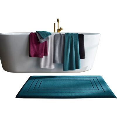 VOSSEN Feeling Grüne Badematte - Rechteckig 67x120cm - Baumwolle VOSSEN Feeling Grüne Badematte - Rechteckig 67x120cm - Baumwolle