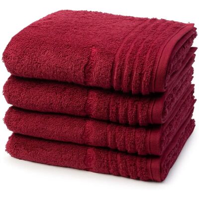 VOSSEN Vienna Style Supersoft Rote Handtücher - Handtücher VOSSEN Vienna Style Supersoft Rote Handtücher - Handtücher