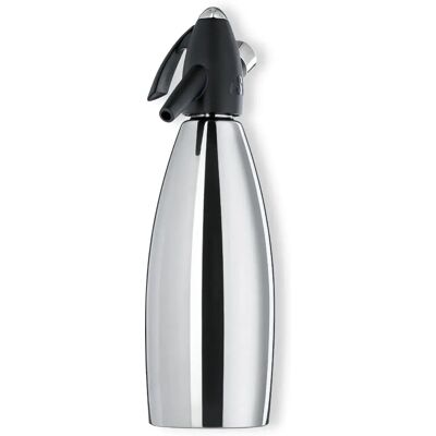 ISI Edelstahl-Soda-Siphon - 1L - Erfrischungswasser, Cocktails ISI Edelstahl-Soda-Siphon - 1L - Erfrischungswasser, Cocktails