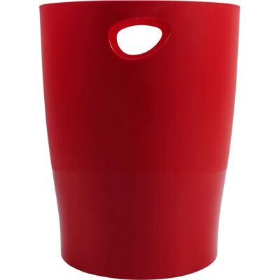 Corbeille à papier Exacompta 45324D - Rouge foncé - 15L Poubelle de bureau - Publicité Corbeille à papier Exacompta 45324D - Rouge foncé - 15L Poubelle de bureau - Publicité